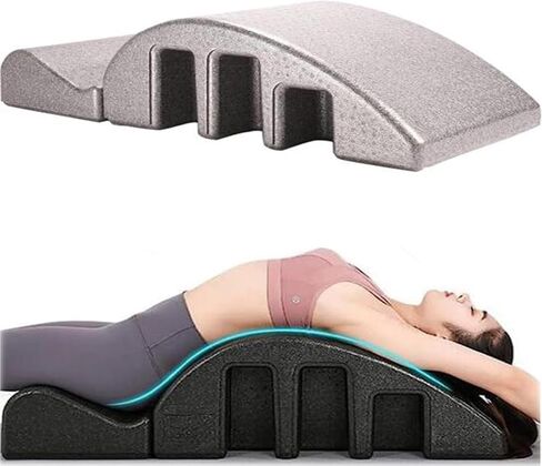 Spine Corrector Pilates Yoga Wedge Massage Table - Detachable EPP Arc Foam for Back Pain Relief, Spine Health, Core Strengthening and Stretching in Saudi Arabia