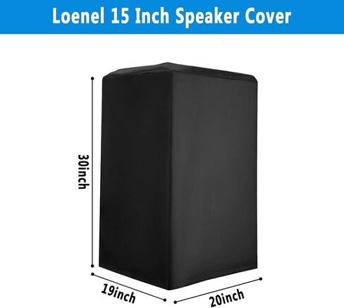 12 Inch Speaker Cover for PA/DJ Powered Speakers, Outdoor Speaker Covers Waterproof Dustproof Anti-UV Oxford Fabric (2 Pack) in Kuwait