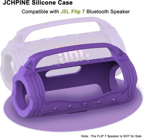 Silicone Cover Case for JBL Flip 7 Portable Bluetooth Speaker, Accessories for JBL Flip 7 Bold Pro AI Sound Bluetooth Speaker Protective Case with Silicone Handle (Blue) in Saudi Arabia