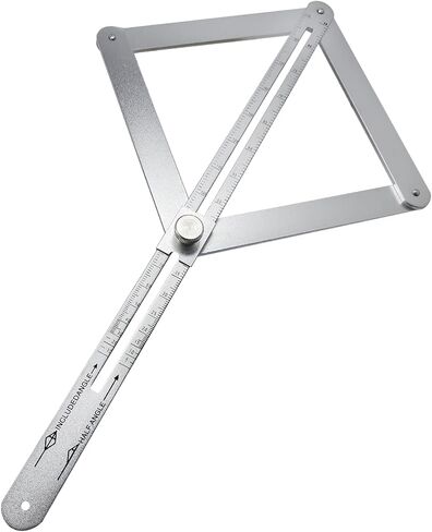 Protractor Angle Finder, 2025 New Stainless Steel Protractor, with 0-170° Dual Scale, Angle Measuring Tool for Woodworking/Carpenter/Construction/DIY Measurement in Saudi Arabia