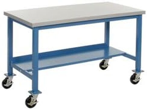 Phenolic Resin Square Mobile Laboratory Bench - Blue in Saudi Arabia