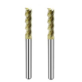 طاحونة نهاية مربعة كربيد صلبة للألمنيوم 3/4inch 3 مجموعات مطحنة الطاحونة المسطحة من الألومنيوم لطحن النحاس والخشب والبلاستيك (3/4 في فترة طويلة) in Kuwait