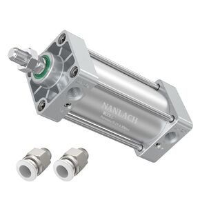 Aluminum Alloy Pneumatic Air Cylinder Bore:4 inch(100 mm), Stroke:10 inch (250 mm),Screwed Piston Rod Dual Action Large Thrust SC100X250 in Kuwait