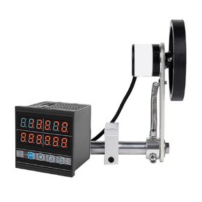 Digital Length Meter Counter, Measuring Wheel in Feet, Inch, Meter, Yard, 0-999999 Mechanical Counter, Cable Wire Length Meter Counter, High Precision for Textile Cloth Printing Paper Board in Kuwait
