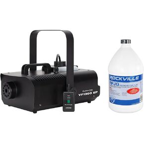 حزمة Audiosavings: (1) حزمة آلة الضباب المحمولة EP ADJ ADJ ADJ مع (1) ROCKVILLE RFJG GALLON FOG/SMOKE JUICE (2 عنصر) in Kuwait