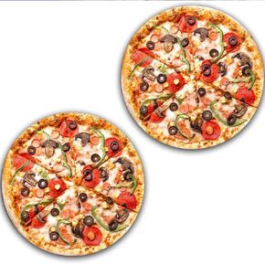 DJ One Pair Music Accessories Mushroom Pizza Scratch Pads 1200 Vinyl Memorabilia 12 "inch slip slip turntable dilemat dj plat in Kuwait