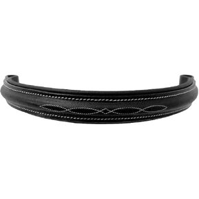 Fancy Stitch Padded Leather English Replacement Browband in Kuwait