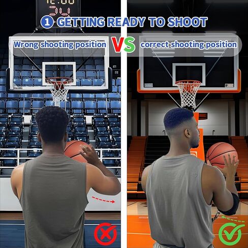 Adjustable Basketball Straight Shooter, Basketball Shooting Training Equipment, Keeps Elbow in and Follow Thru Straight - Padded Elbow Support & Waist Strap for Stability Improves Shooting Form in Saudi Arabia
