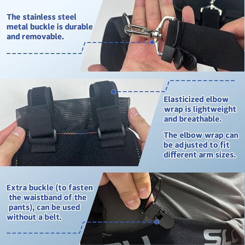 Adjustable Basketball Straight Shooter, Basketball Shooting Training Equipment, Keeps Elbow in and Follow Thru Straight - Padded Elbow Support & Waist Strap for Stability Improves Shooting Form in Saudi Arabia