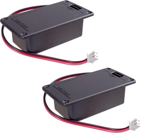 TeamWill 9V Pickup Battery Box Compartment Cover for Acoustic and Electric Guitar ، 2pcs in Saudi Arabia
