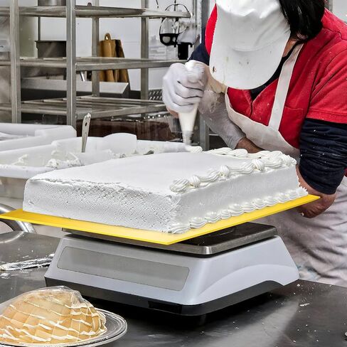 12 Pcs Half Sheet Rectangle Cake Drum Board Greaseproof Rectangle Cake Boards 1/4 Inch Thick Foil Corrugated Plate Drum Base for Desserts Display(14 x 19 Inch,White) in Saudi Arabia