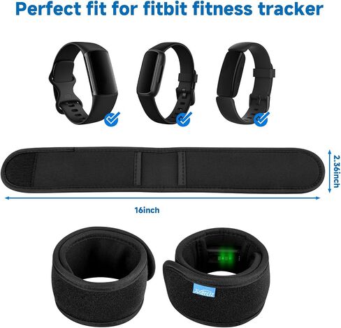xxerciz ankle band متوافق مع Fitbit Inspire 3 ، Fitbit Charge 6 Tracker fitness ، حزام الكاحل للياقة للياقة قابلة للتعديل للرجال والنساء in Kuwait