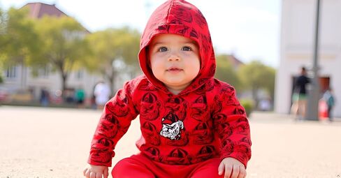 Wes and Willy Infant and Toddler College All Over Team Logo Hooded Long Sleeve T-Shirt and Pant Set in Saudi Arabia