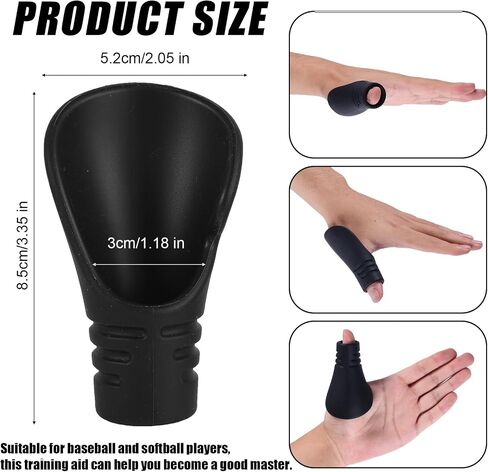BOXOB Thumb Guard for Baseball & Softball, Silicone Softball Thumb Protector Protective Shield Catching Training Gear Glove Liner Accessory for Youth Hand Injury Prevention in Saudi Arabia