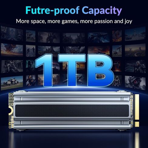 GSC 2TB NVME M.2 Gaming SSD TLC مع THESTINK ، تمدد التخزين للكمبيوتر الشخصي على سطح المكتب ، حتى 7450 ميجابايت/ثانية in Kuwait