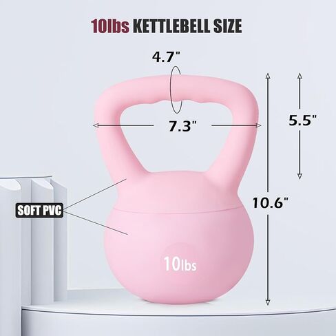 kettlebells لينة sogespower ، أوزان تدريبات قوة الحديد المملوءة بالرمل ، ومقاومة للصدمات مع مقبض واسع النطاق ، ولياقة kettlebells لصالة الألعاب الرياضية المنزلية in Kuwait
