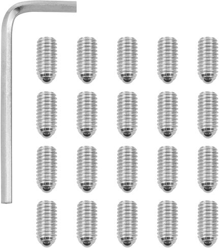 Aylifu Ball Point Set Set Scret M6 Set Scet Slug Fild with Anck 1PCS M6 × 0.47 Inch for Industrial Machinery Furnithore Workplace 20pcs in Saudi Arabia