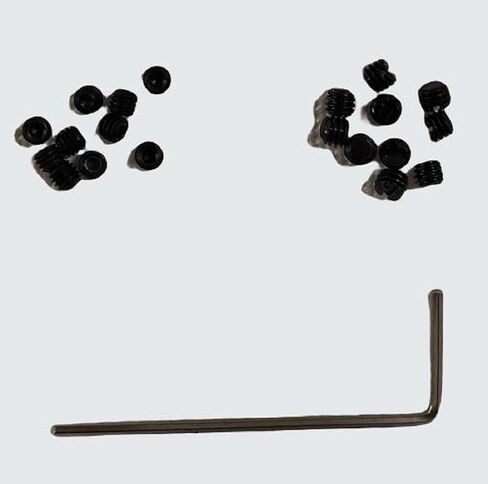 20 PCS 2 SIZE #6-48 و #8-40 SILP SPOMS KIT FOR GUN'S METSIVER يتوافق مع النماذج 70 700 10/22 طرازات 336 ، 444 ، 1894 ، 1895 ، 39A (hex.key المشمولة) in Saudi Arabia