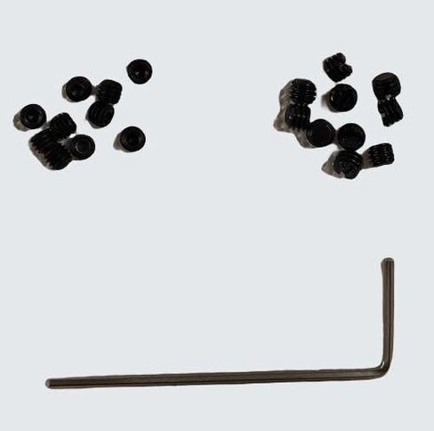 20 PCS 2 SIZE #6-48 و #8-40 SILP SPOMS KIT FOR GUN'S METSIVER يتوافق مع النماذج 70 700 10/22 طرازات 336 ، 444 ، 1894 ، 1895 ، 39A (hex.key المشمولة) in Saudi Arabia