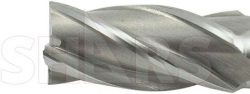 Shars 3 PCS 13/16" x 3/4" HSS 4 Flute Single End Center Cut End Mill, 1-7/8" Flute Length 404-6235-3 ^ in Saudi Arabia
