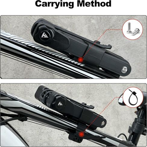 Heavy Duty Anti-Theft Folding Bike Lock, Combination Fold Chain Lock for Bicycle Scooter Motorcycle, 0.8 Inches Wide 0.3 Inches Thick Alloy Steel, Anti-Pinch, Anti-Crush, Anti-Saw, 110 cm in Saudi Arabia