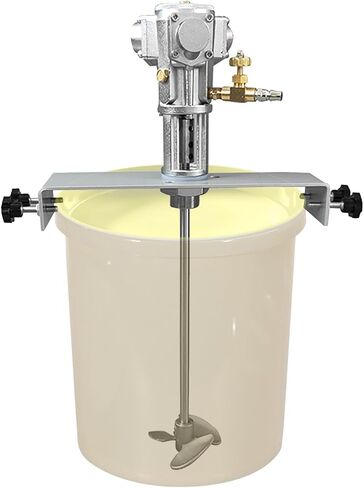 5 Gallon Pneumatic Mixer with Adjustable Bracket – Ideal for Paint, Coatings, and Viscous Liquids Like Ink – Durable, Efficient, and Easy to Use in Saudi Arabia