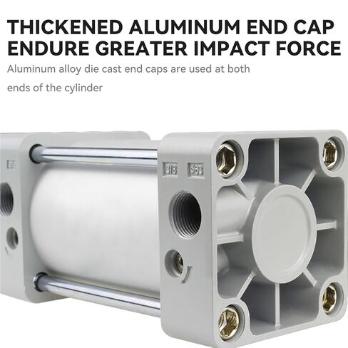 تجويف أسطوانة الهواء الهوائية من سبيكة الألومنيوم: 4 بوصة (100 مم) ، السكتة الدماغية: 10 بوصة (250 مم) ، قضيب مكبس مشدود مزدوج عمل كبير SC100X250 in Kuwait