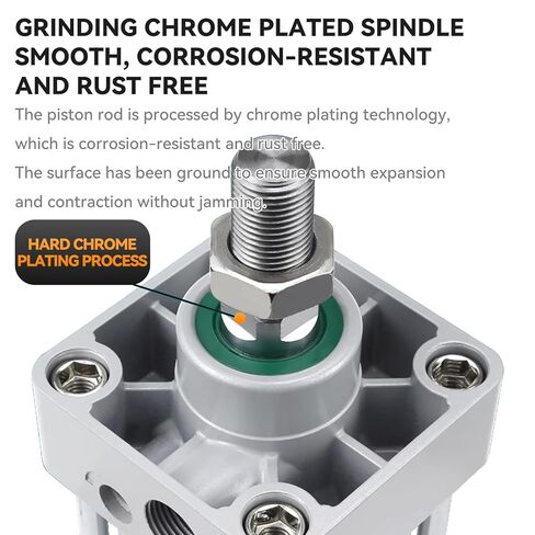 تجويف أسطوانة الهواء الهوائية من سبيكة الألومنيوم: 4 بوصة (100 مم) ، السكتة الدماغية: 10 بوصة (250 مم) ، قضيب مكبس مشدود مزدوج عمل كبير SC100X250 in Kuwait