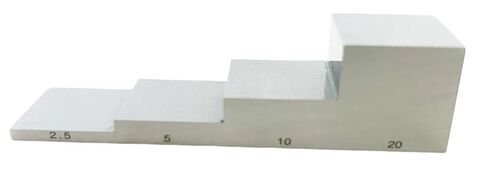 Test Calibration Block 1018 Carbon Steel for Ultrasonic Thickness Gauge Thickness 2.5mm 5mm 10mm 20mm in Kuwait