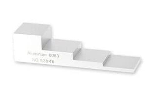 4 خطوة 2.5 مم 5 مم 10 مم 20 مم كتلة اختبار للاختبار للسماكة والمعايرة الخطي 6063 الألومنيوم in Kuwait