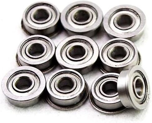 10pcs Shielded Model Flange Bearing 8 X 22 X 7mm F608 in Saudi Arabia