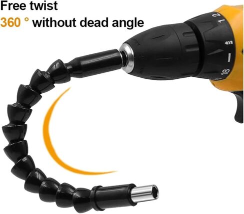 Flexible Shaft Extension Screwdriver Bit Holder for Electronic Drill 195mm 250mm 295mm(195mm) in Saudi Arabia