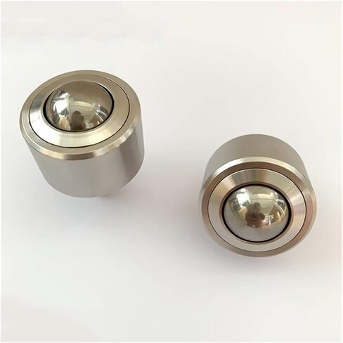 4pcs 8mm Bearing Steel Ball KSM-8 Swivel Round Ball Caster Roller Silver Metal Bull Wheel Universal Transfer Ball Units in Saudi Arabia