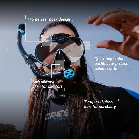 Limited Edition HiroQuest Adult Mask & Snorkel Set - Cressi x Steve Aoki in Saudi Arabia