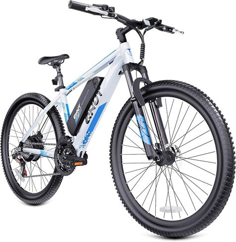 Totem Electric Bike for Adults, 750W Peak 26" Ebike for Men Women Teens with 375WH, 21 Speed, 20Mph, Up to 40Miles Front Suspension, Commuting E-Bike Mountain Bicycle in Kuwait