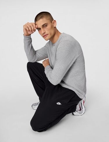Nike Men's Sportswear Club Knit Open-Hem Pants in Saudi Arabia