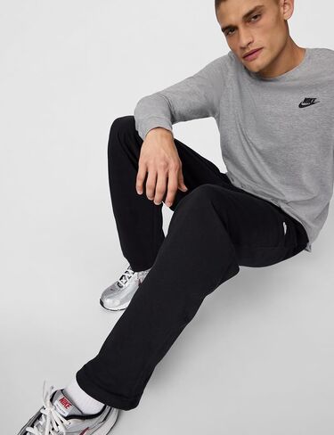 Nike Men's Sportswear Club Knit Open-Hem Pants in Saudi Arabia