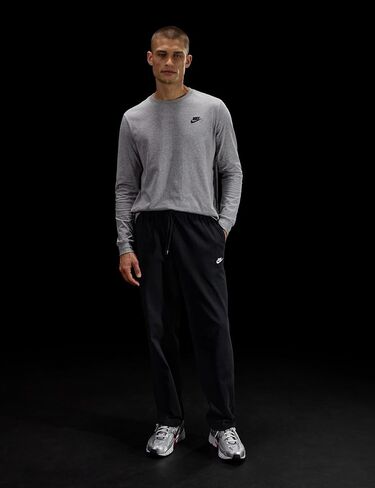 Nike Men's Sportswear Club Knit Open-Hem Pants in Saudi Arabia