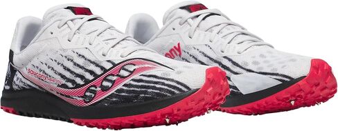 Saucony Women's Kilkenny XC 9 Flat Sneaker, Finch/White, 6.5 in Saudi Arabia