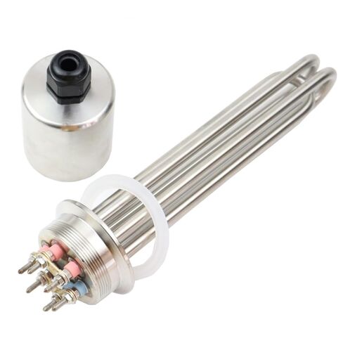 All SUS304 2" Tri Clamp OD64 Stainless Steel Electrical Immersion Water Brewing Heating Element(Heater Clamp Set,220v 4500w) in Kuwait