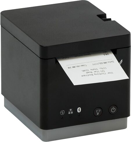 Ethernet STAR Micronics MC-PRINT2 2 بوصة (LAN) / USB / Bluetooth / Lightning POS مع CloudPrnt ، المحور المحيطي ، القاطع ، ومصدر الطاقة الخارجي-أبيض in Kuwait