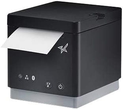 Ethernet STAR Micronics MC-PRINT2 2 بوصة (LAN) / USB / Bluetooth / Lightning POS مع CloudPrnt ، المحور المحيطي ، القاطع ، ومصدر الطاقة الخارجي-أبيض in Kuwait