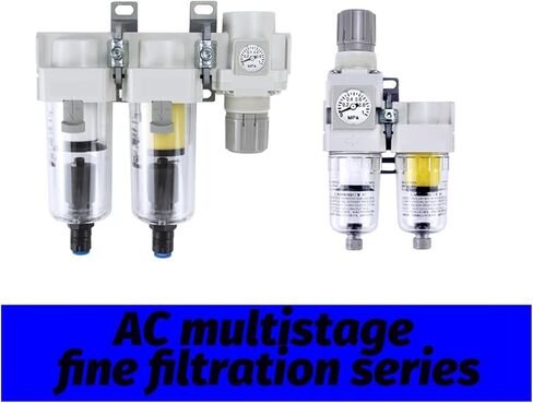 Oil Mist Separator Compressed air Water Removal Oil Compressor Oil Filtering AC20C-02E-B AC40D-04DE-B(AC20D-02DE-B) in Kuwait