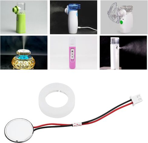 Create idea 10x 20mm Ultrasonic Mist Maker Fogger Ceramics Discs with Sealing Ring and Wire 1.70mhz for Home Humidifier Aromatherapy Machine in Saudi Arabia