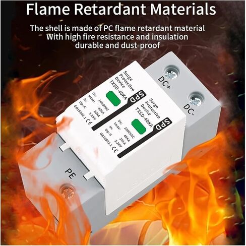 Arrester Device DC Surge Protector Photovoltaic Lightning Protection Power Arrester, 600v 40ka Voltage Protector in Saudi Arabia