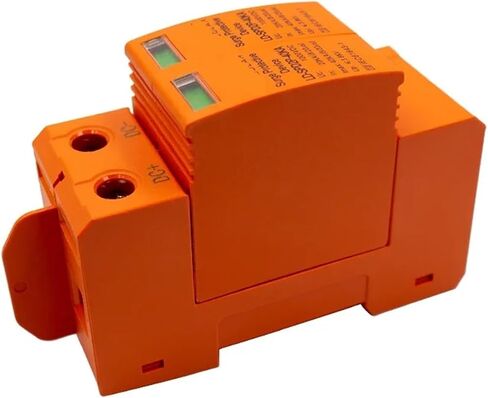 جهاز Arrester 2P DC 500V 1000V 20-40KA SPD House Risprotector Protector Detrester DIN DIN RAIN Rightning Protection (Color: 2p 1000V DC ، Size: 1 Piece) in Saudi Arabia