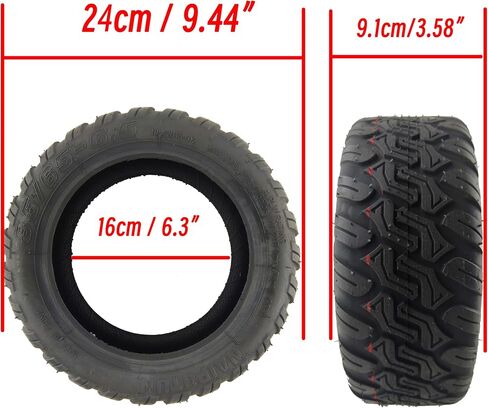 10 "85/65-6.5 استبدال الإطارات المضادة للانفجار المطاطية للاختراق لأجهزة سكوتر التوازن الذاتي NINEBOT Segway ، Xiaomi Mini Pro ، Gotrax GX2 Hoverboard Electric Scooter Typer Parts (1) in Saudi Arabia