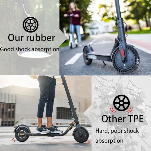 50/75-6.1 Scooter Tire, 2pcs 8 1/2 x2 Solid Tires, Replacement Wheel Compatible with All 8.5inch Scooter Tires in Kuwait