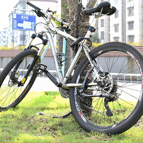 Bike Cable Lock- 4 Digit Conbination, 4 Feet Steel Bike Lock, Resettable Coiling Bicycle Lock, Anti-Theft Accessories for Mountain Bike, Road Bike, Electric Bicycle, Kids Scooter 1/2" Diameter in Saudi Arabia