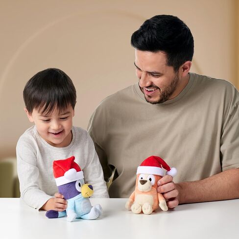Bluey Friends 2-Pack Plush Stuffed Animals for Kids, Floppy and Turtleboy TV Show Plushies, Cuddly Playtime Toddler Plush Toys, Bluey Gifts Ages 3+ in Saudi Arabia